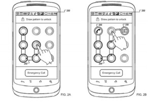 Google pattern unlock patent