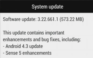 Android 4.3 for HTC One