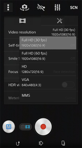 Rumoured Sony D6503 camera app